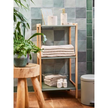 baliv Moss Green trend Treteimer Metall Grün