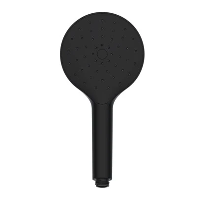 Wenko Handbrause Automatic Cleaning 12 cm x 12 cm ABS-Kunststoff Schwarz matt