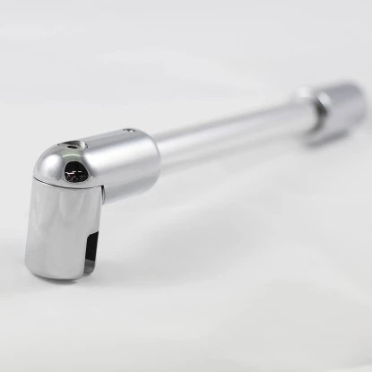 Breuer Walk-In Entra mit beweglichem Eckelement Chrom Terrazzo 120 cm