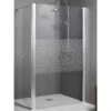 Breuer Walk-In Entra Mit Beweglichem Eckelement Chrom Terrazzo 120 Cm