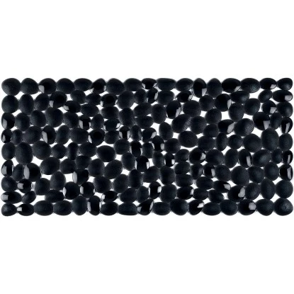 Spirella Wanneneinlage Pebble 75 cm x 36 cm Black