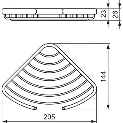 Ideal Standard Eck-Seifenkorb Connect Chrom