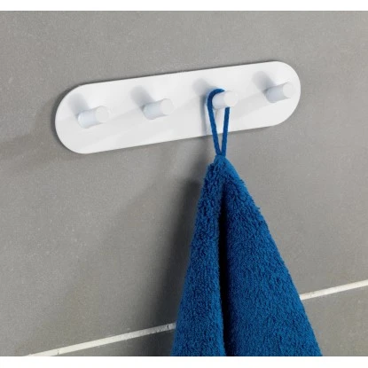 Wenko Hakenleiste Piceno Quadro Weiß Matt