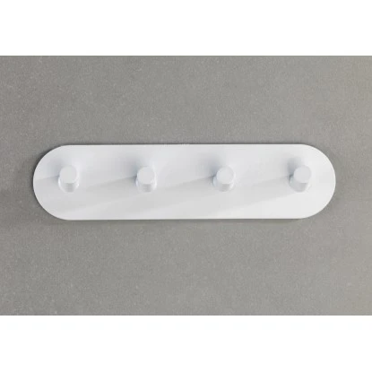 Wenko Hakenleiste Piceno Quadro Weiß Matt