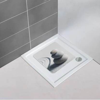 Wenko Duscheinlage Sand and Stone 54 cm x 54 cm