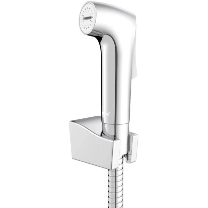 Wenko Bidet-Set Watersaving Kunststoff (ABS) 12 x 2.8 x 7 cm Chrom