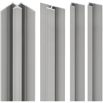 Schulte ExpressPlus Profilset für Duschrückwände Länge 210 cm Alu Natur