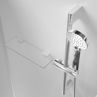 baliv Komplettdusche DUK-85.100KR 85 cm x 85 cm Silber Matt