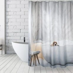 Duschvorhang Doggy Bath 180 Cm X 200 Cm