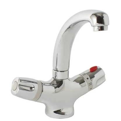 AquaSu Thermostatarmatur Sopotherm für Waschtisch Chrom