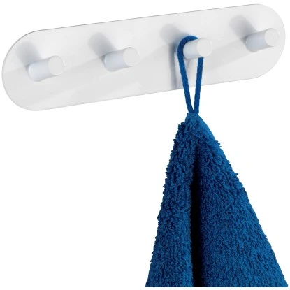 Wenko Hakenleiste Piceno Quadro Weiß Matt