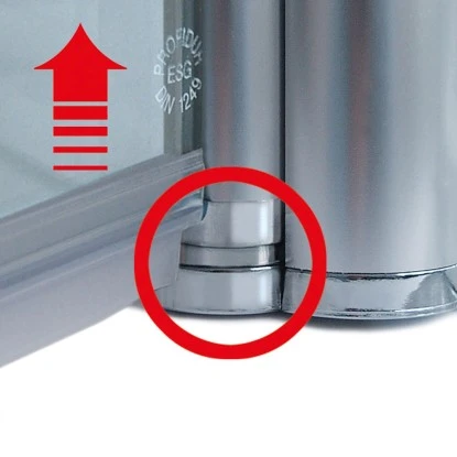 Schulte ExpressPlus Eckeinstieg mit Drehfalttür Garant Fliesen 200x80cm