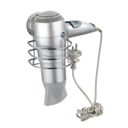 Wenko Haartrocknerhalter Static Loc Plus Stahl 14 x 13 x 11 cm Chrom