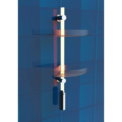 Wenko LED Duscheckregal 74 cm Warmweiß