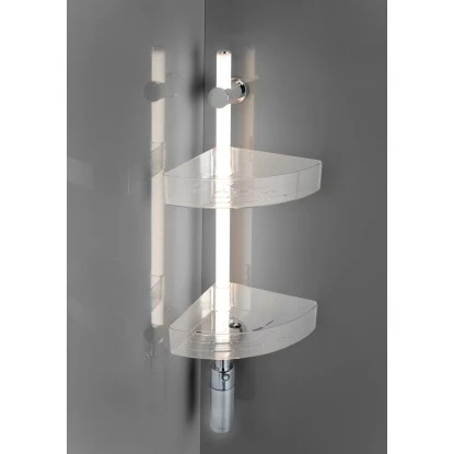 Wenko LED Duscheckregal 74 cm Warmweiß