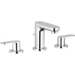 Grohe 3-Loch-Waschtischbatterie Eurosmart Cosmopolitan Chrom
