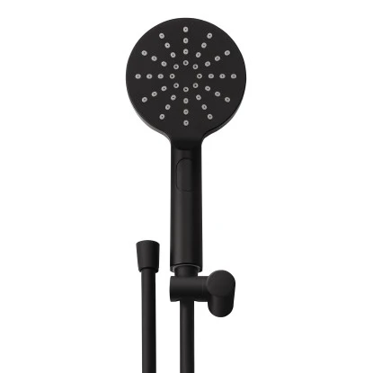 aquaSu Wannenset Acana mit 3 Strahlarten Schwarz