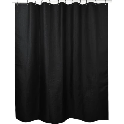 baliv Moss Green trend Duschvorhang Polyester Schwarz