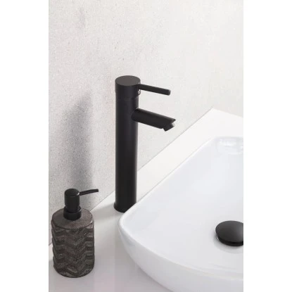 Fackelmann Stand-Armatur New York Schwarz