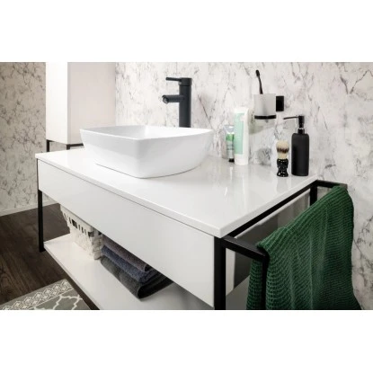 Fackelmann Stand-Armatur New York Schwarz