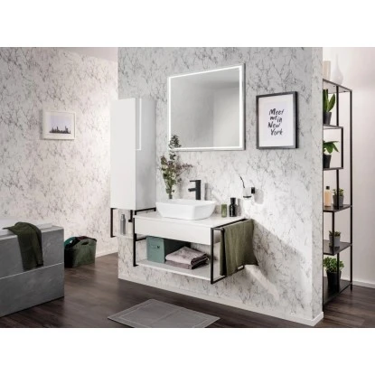 Fackelmann Stand-Armatur New York Schwarz