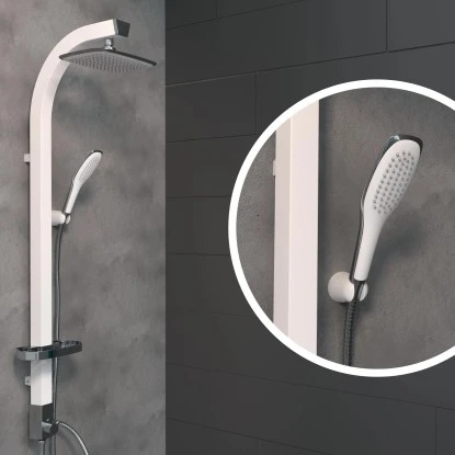 Madagaskar Brause-Set Weiß