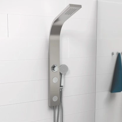 Schütte Duschpaneel Sansibar Edelstahl