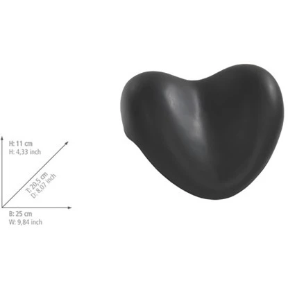 Wenko Kopf- und Nackenkissen Tropic Schwarz