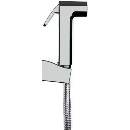 Wenko Bidet-Set Watersaving Kunststoff (ABS) 12 x 2.8 x 7 cm Chrom