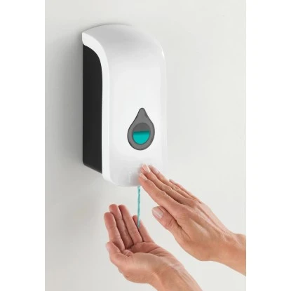 Wenko Desinfektionsmittel- und Seifenspender Ranera L Weiß