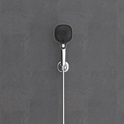 Wenko Duschkopfhalter Liberta Befestigen ohne Bohren Chrom