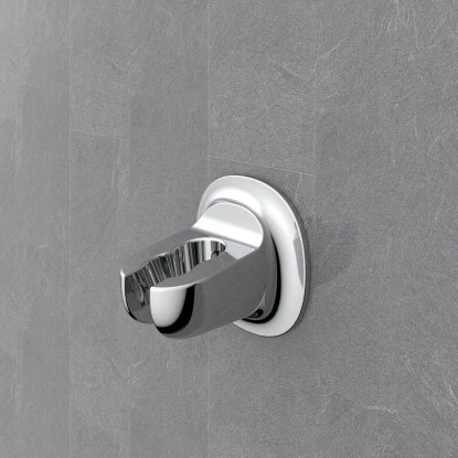 Wenko Duschkopfhalter Liberta Befestigen ohne Bohren Chrom