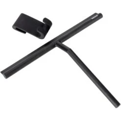 Wenko Badezimmerwischer Mola XXL Mit Breiter Wischfläche Aus Silikon Schwarz