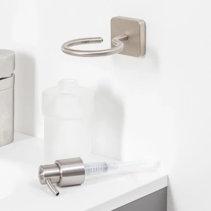 Tiger Seifenspender Onu Edelstahl gebürstet