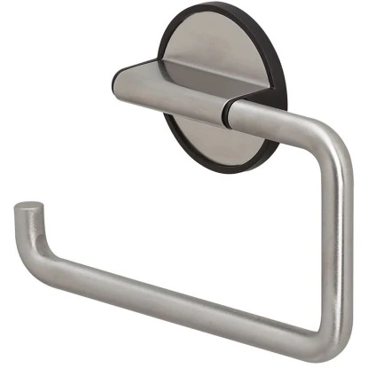 Tiger Toilettenpapierhalter Tune Edelstahl gebürstet-Schwarz