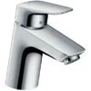 Hansgrohe Einhebel-Waschbeckenarmatur Logis 70 Mm Mit Push-Open Ablaufgarnitur