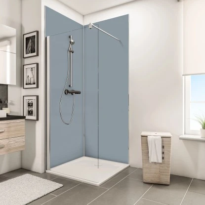 Schulte Duschrückwand Decodesign Erweiterung Hellgrau 210 cm x 90 cm