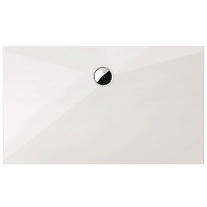 Schulte Duschwanne Rechteck Alpinweiß inkl. Füße & Ablauf 90 x 160 cm