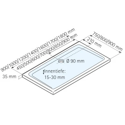 Schulte Duschwanne Rechteck Extra-flach Alpinweiß inkl.Füße & Ablauf 75 x 160 cm