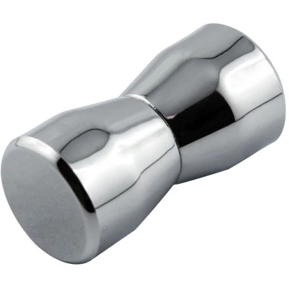 Schulte Knopfgriff Kunststoff Chrom für Alexa Style und Sunny