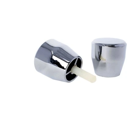 Schulte Knopfgriff Kunststoff Chrom für Alexa Style und Sunny