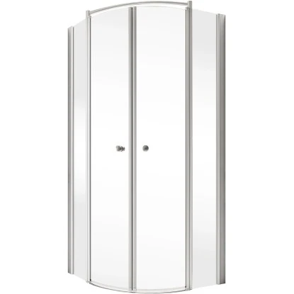 Schulte ExpressPlus Runddusche Garant 4-tlg. Alu-Natur Radius 55cm