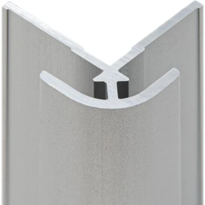 Schulte Eckverbinder für Duschrückwände DecoDesign in Alu-Natur Länge 210 cm