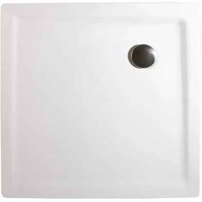 Schulte ExpressPlus Duschwanne eckig extra-flach Mineralguss 90 x 90 cm