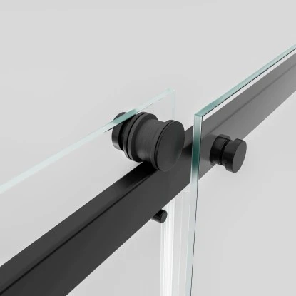 Schulte Alexa Style 2.0 Schiebetür inkl. Seitenwand BlackStyle 120 x 80 x 200cm