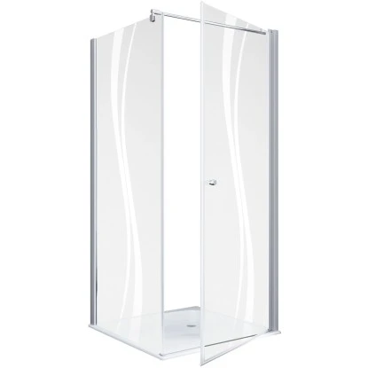 Schulte ExpressPlus Set Duschkabine mit Drehtür AlexaStyle2.0 mit DW 192x80cm