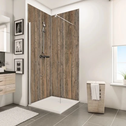 Schulte ExpressPlus DecoDesign Duschrückwand Dekor Altholz Nordsee 210x100cm