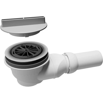 Schulte ExpressPlus Ablauf für DWM-Tec Duschwannen waagerecht ohne Deckel