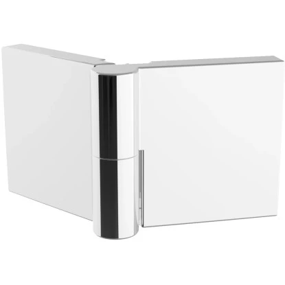 Schulte ExpressPlus Drehfalttür Eckeinstieg Garant 2.0 Chromoptik 200 x 100 cm