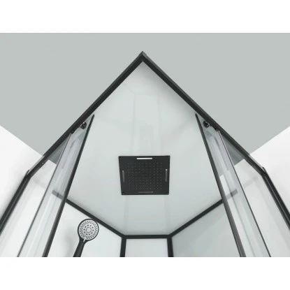 Sanotechnik Komplettduschkabine Sky 2 CL74 Schwarz